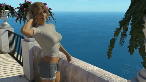 Screenshots Holiday with Gwen Online Porn Games