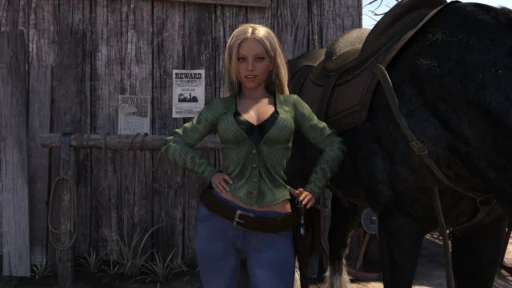 Screenshots Brooks in Wild West Online Porn Games