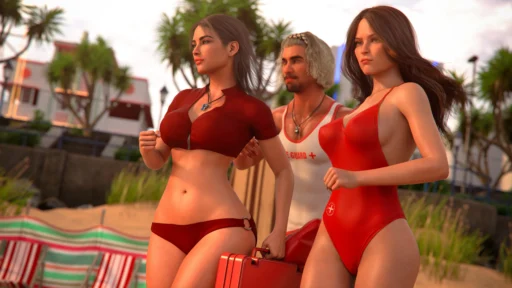 Screenshots Domino Beach Online Porn Games