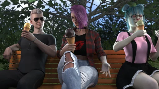 Screenshots Monster City: A Monster College Story Online Porn Games