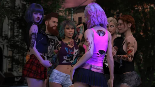 Screenshots The Hellcat Lounge Online Porn Games