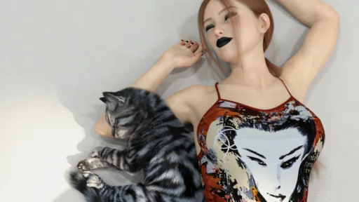 Screenshots Actual Roommates Gaiden: The Woman Who Lost Her Cat Online Porn Games